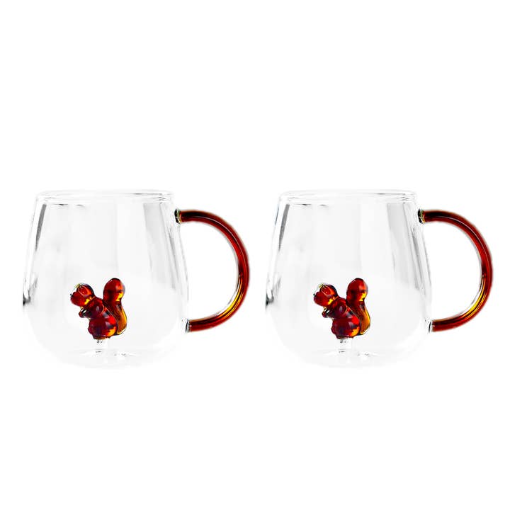 Squirrel tea cups - set of 2 for wholesale by AULICA