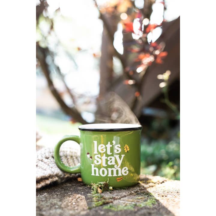 Pearhead - Wholesale Coffee Mug - Let's Stay Home Festive Fall Camper Mug4
