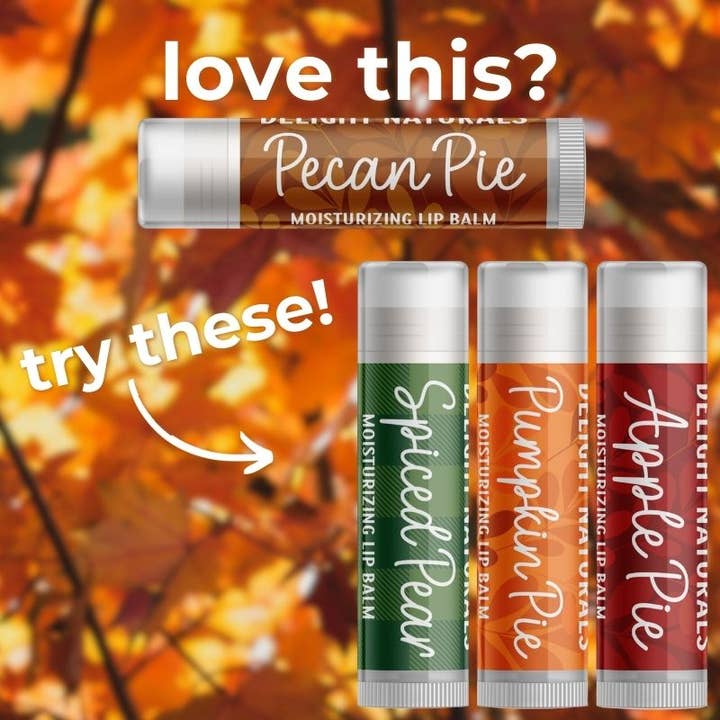 Delight Naturals - Wholesale Lip Balm - Jumbo Pecan Pie Lip Balm5
