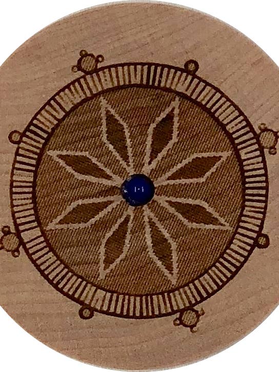 Flower Compass Wood Dreambox for wholesale by Woodcutts Inc.