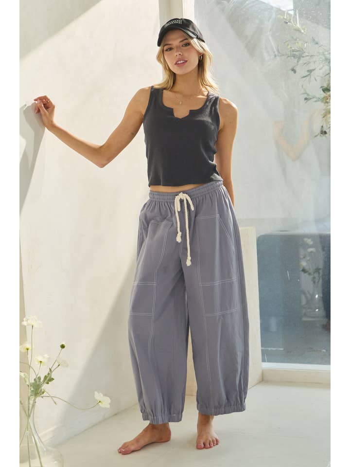 Oddi - Wholesale Pants - Women's - Balloon Shaped Cotton Pants2