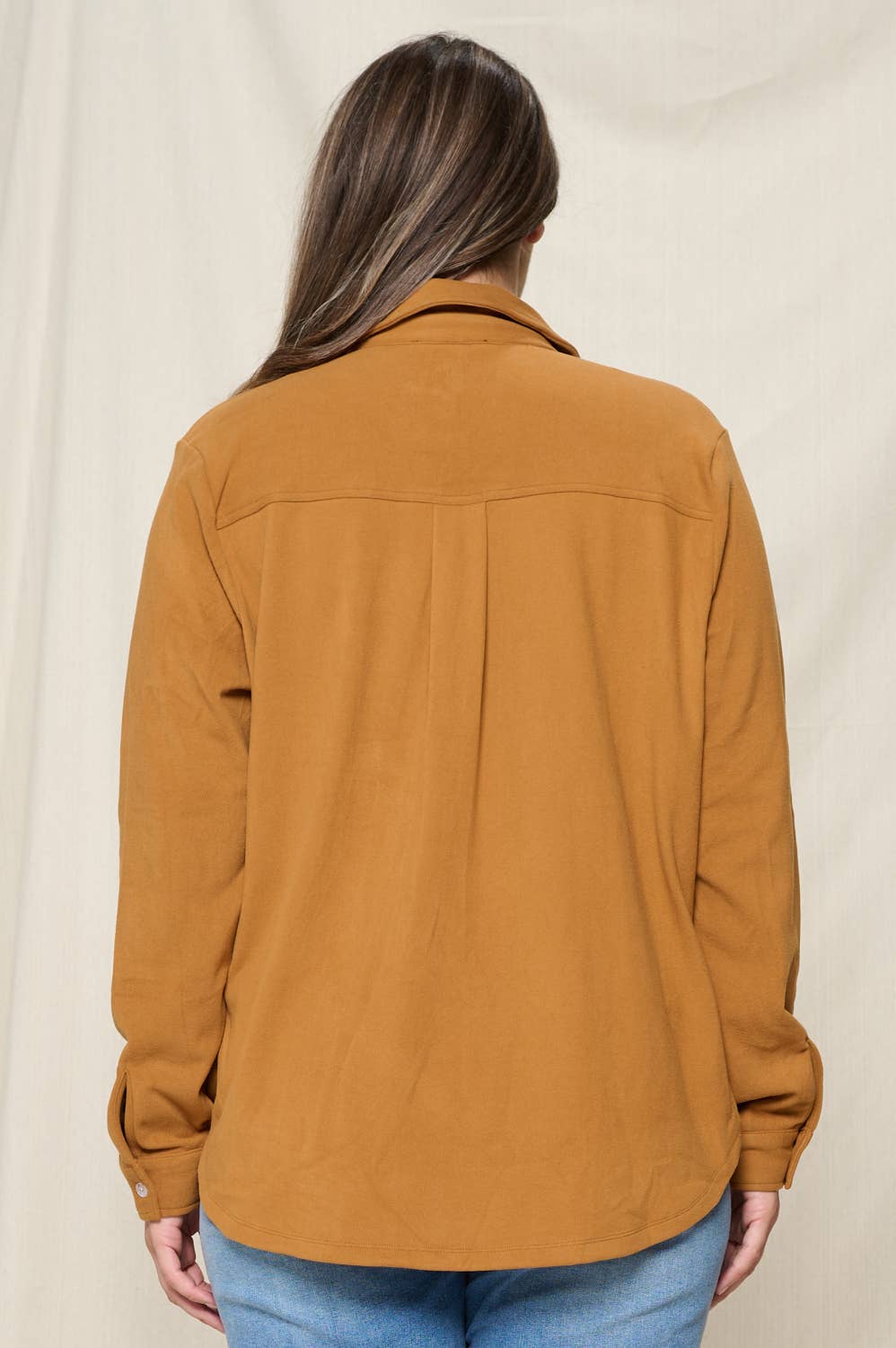 Doe and Rae - Vente Chemise à col boutonné – femme - CHEMISE BOUTONNÉE BROSSÉE - 10452JPL2