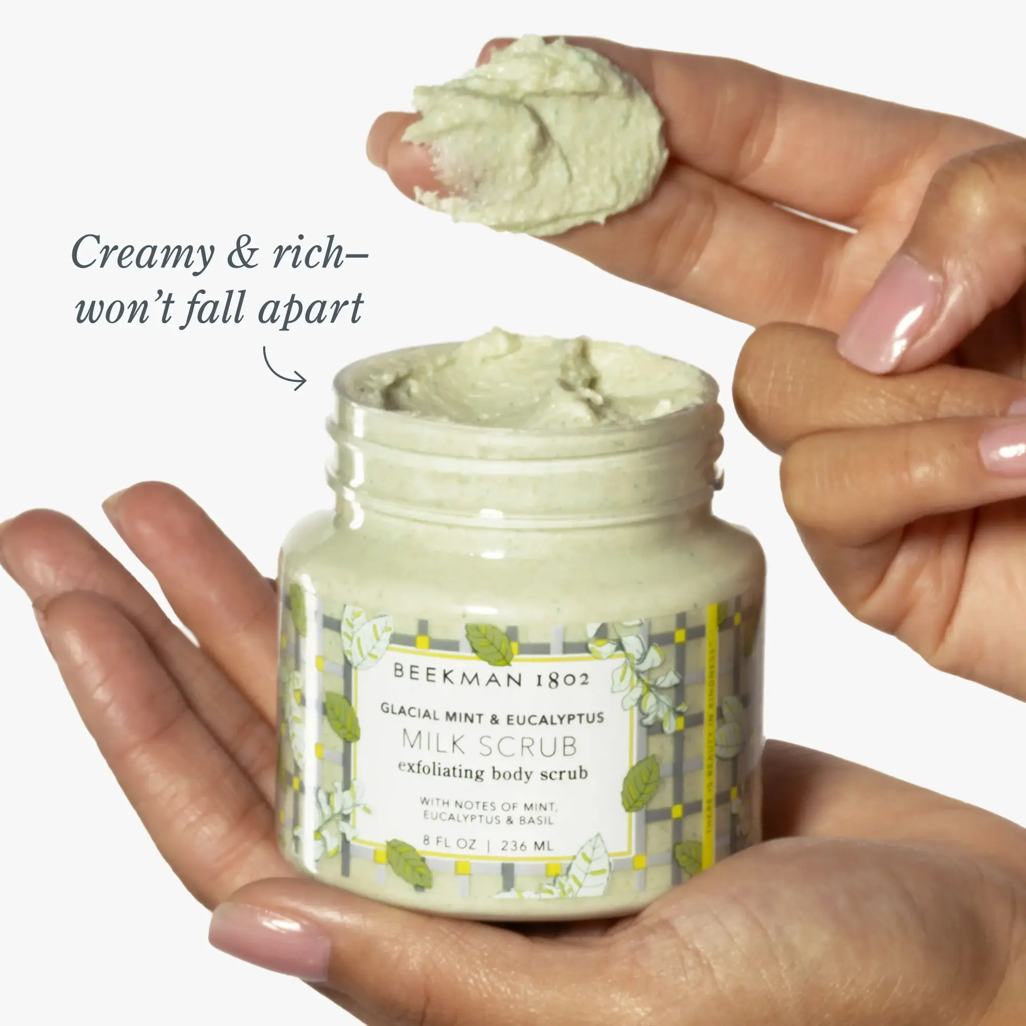 Beekman 1802 - Wholesale Body Scrub/Exfoliant - Glacial Mint & Eucalyptus Milk Scrub Exfoliating Body Scrub6