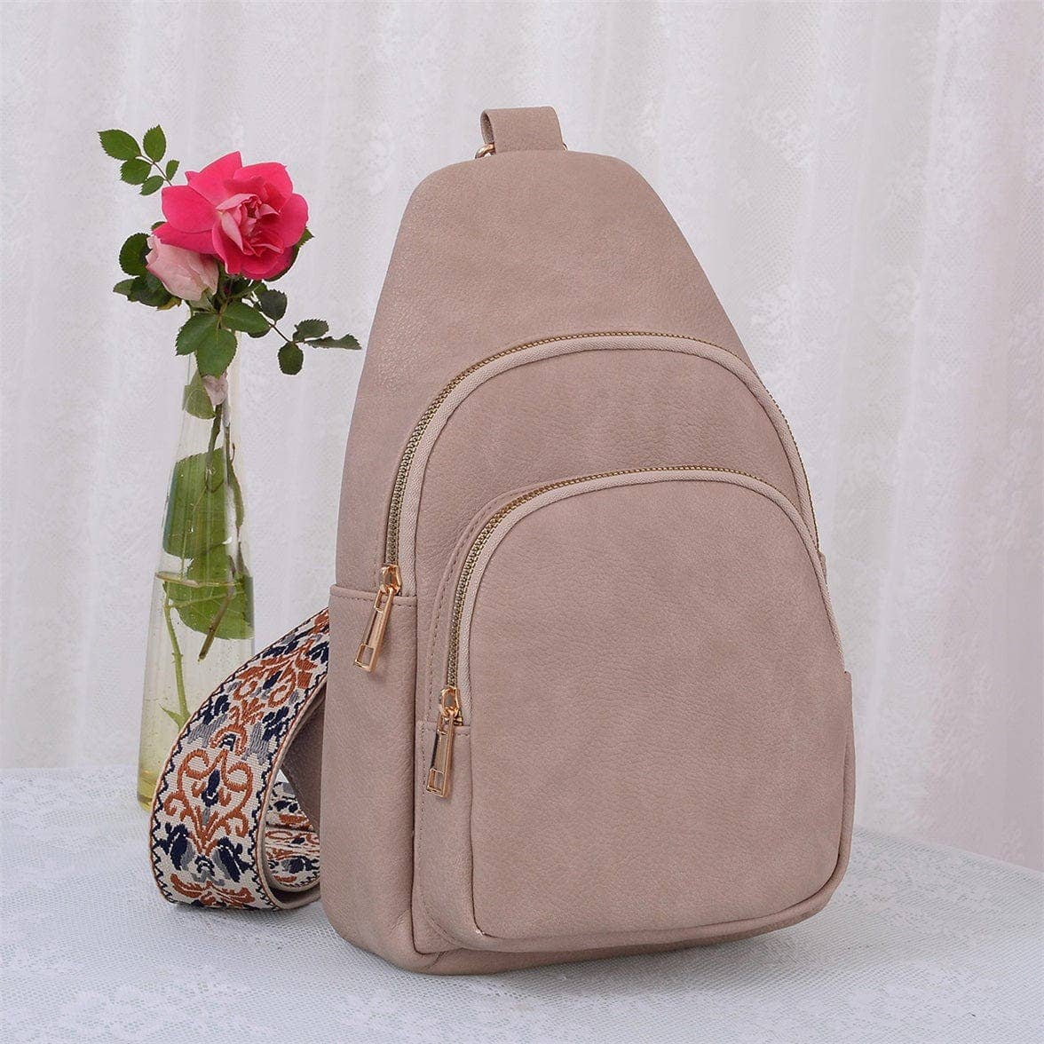 MiMi Wholesale - Wholesale Crossbody Bag - Women's - Zara Zipper Crossbody Bag with Boho Strap3