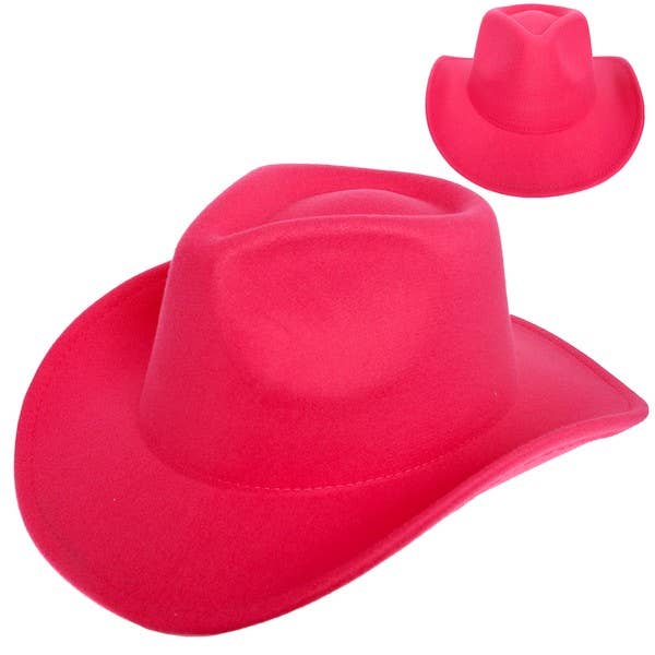anbfashion - Vente Chapeau de cowboy – femme - CHAPEAU DE COWBOY À LARGE BORD EN FEUTRE OCCIDENTAL À LA MODE HTF29054