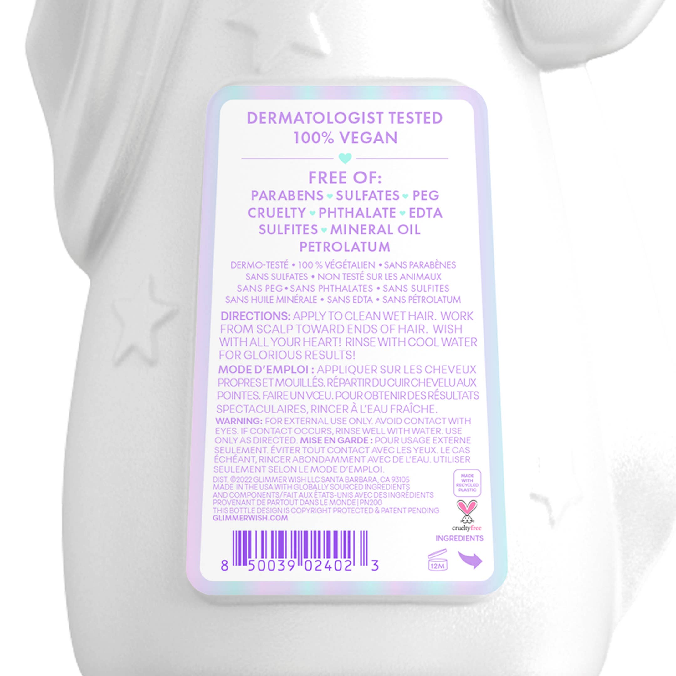 Glimmer Wish - Wholesale Hair Conditioner - Baby - Unicorn Kids Conditioner | Paraben & Sulfate Free1