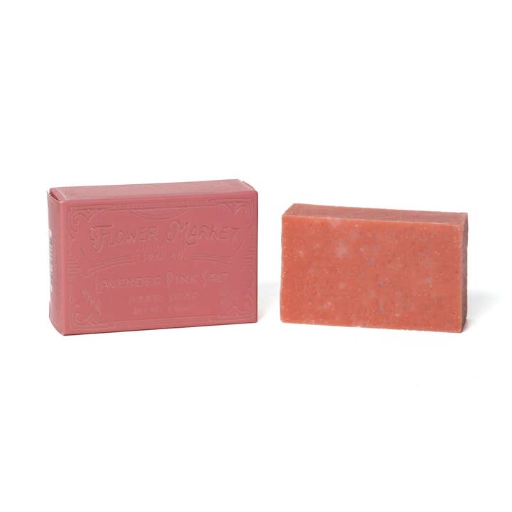 Savon pour les mains au sel rose de lavande | Savon en barre biologique, 113 g pour la vente par 123 Farm