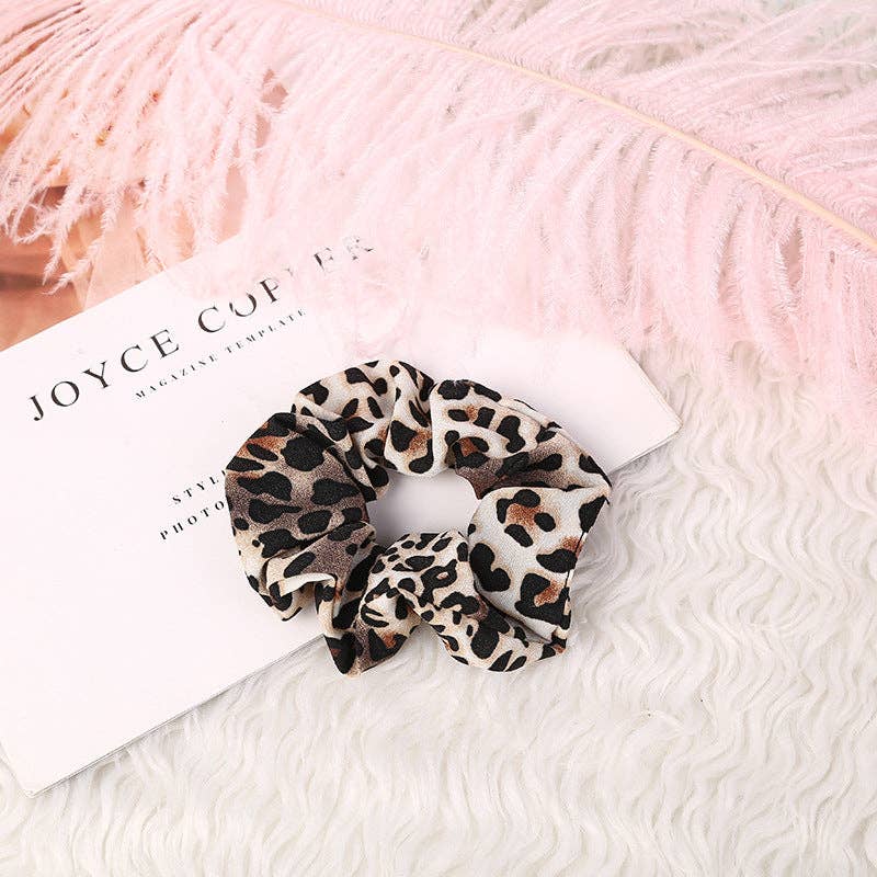 WEST AUSSIE SUPPLIES - Wholesale Scrunchie - Women's - GITFY - Leopard Print Scrunchies2
