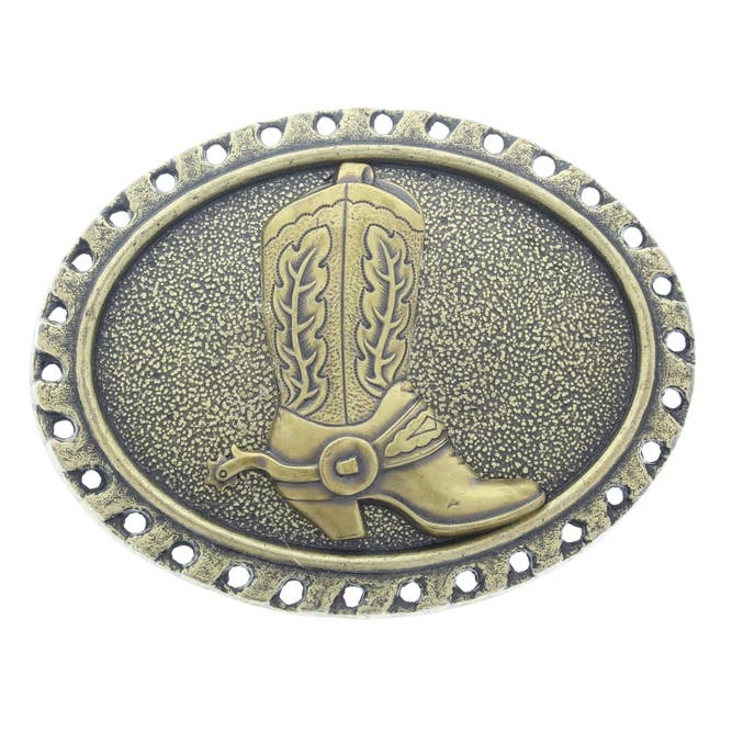 HHH Designs - Wholesale Belt Buckle - Unisex - indian chief belt Buckle, 4 x 3" oval