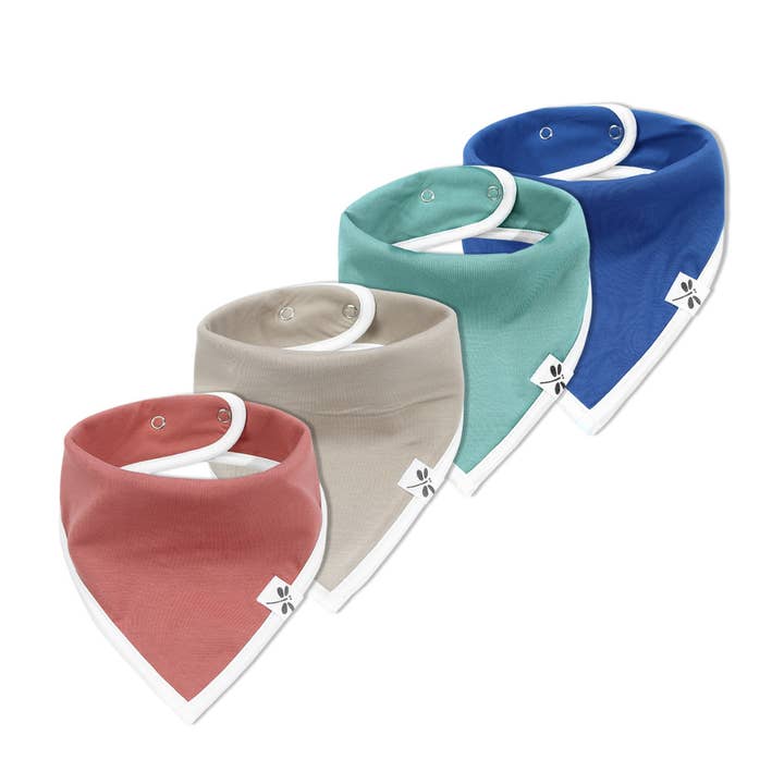 Lilulila - Wholesale Bib - Baby - Babero de Bambú Azul Marino1