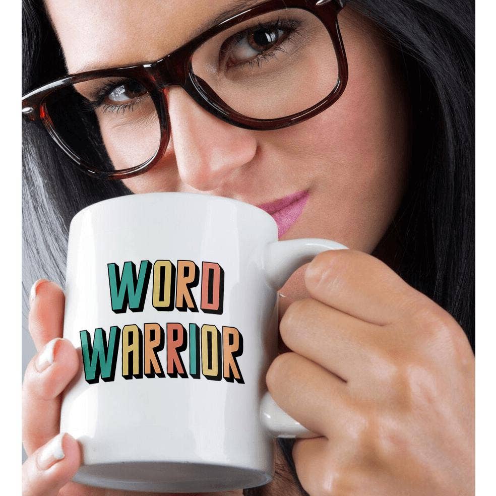 3dRose - Wholesale Coffee Mug - 3dRose, Funny Cool Colorful Word Warrior Text for Word Games, Crossword, Mug9