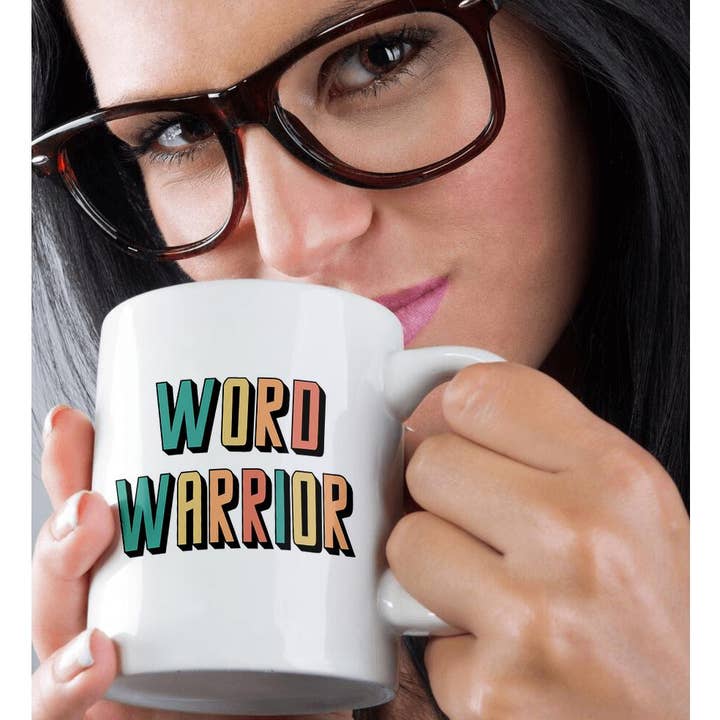 3dRose - Wholesale Coffee Mug - 3dRose, Funny Cool Colorful Word Warrior Text for Word Games, Crossword, Mug9