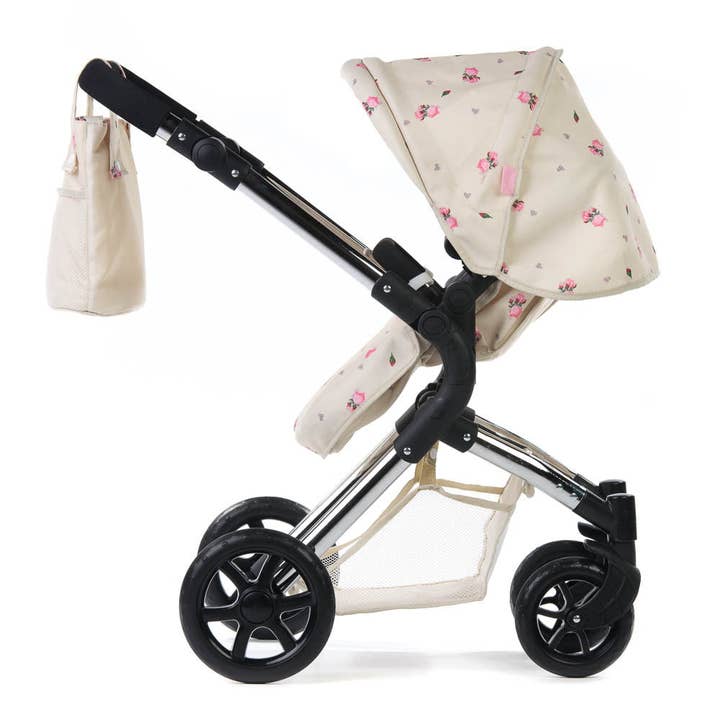 Roma - Wholesale Doll pram – Kids - Roma Darcie Single Dolls Pram - cream1
