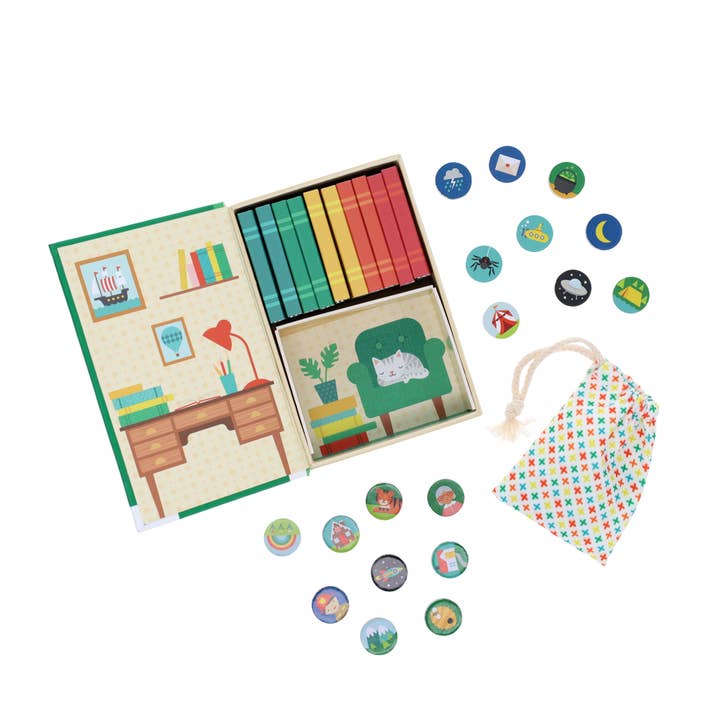 Chronicle Books - Wholesale Brain Game - Kids - Little Library Storytelling Box