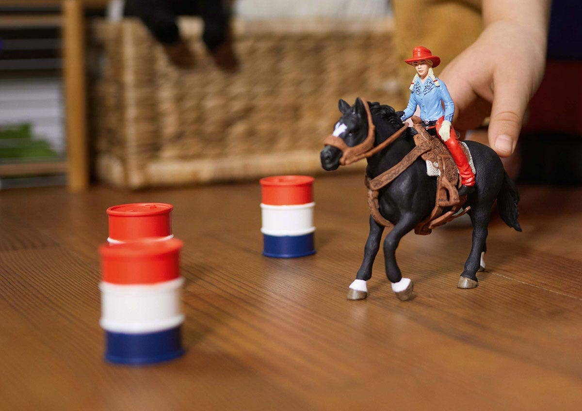 Schleich - Wholesale Toy Set - Kids - 3 Barrel Rodeo Racing Playset1