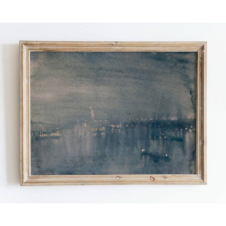 Arte Vintage Coastal Ocean Watercolor Print VP86 por atacado de Sugar & Canvas