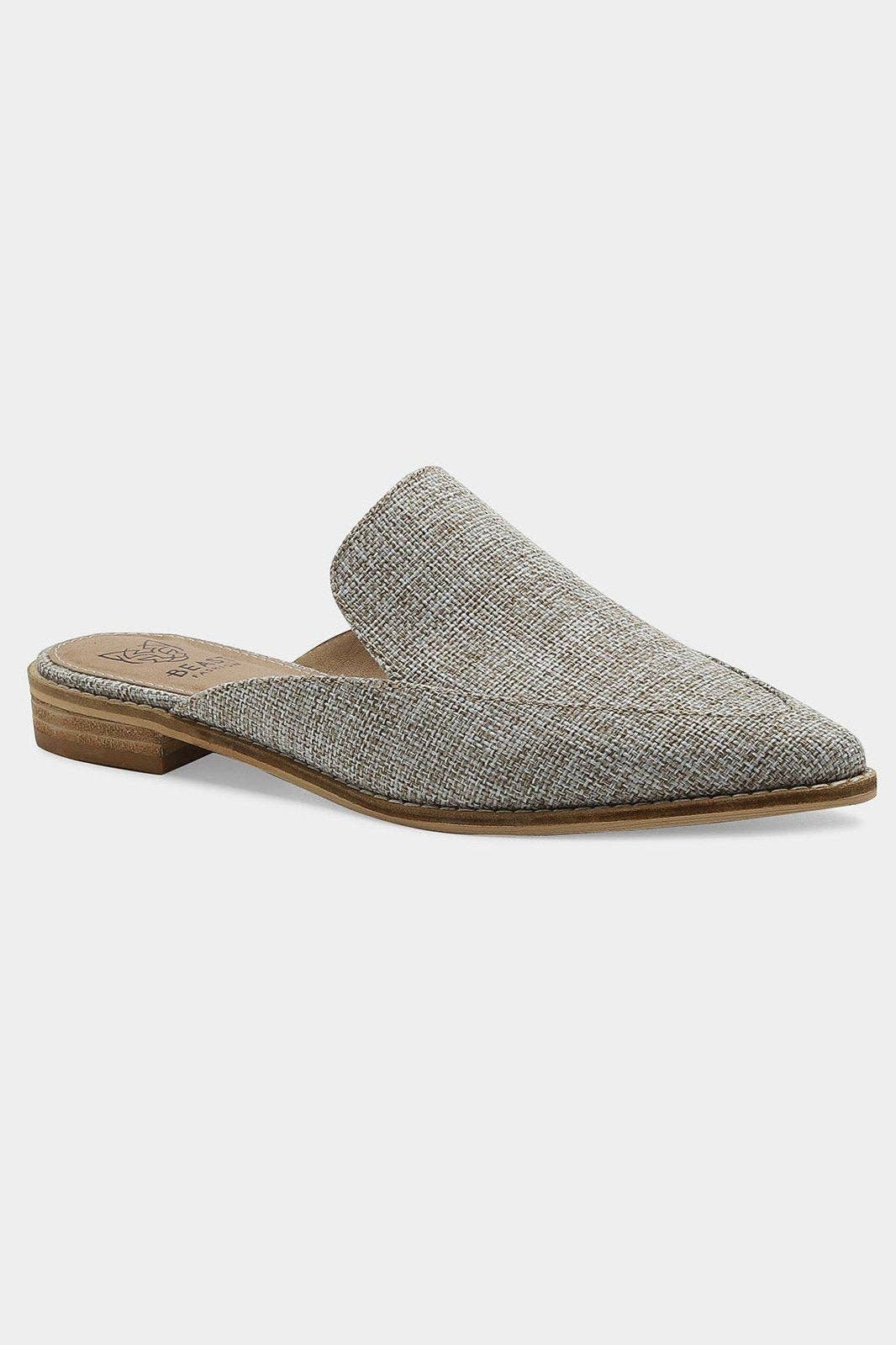 BEAST FASHION – Engroshandel Flade sko - Dame – GRIM-10 mule loafers med tekstureret stofoverdel4