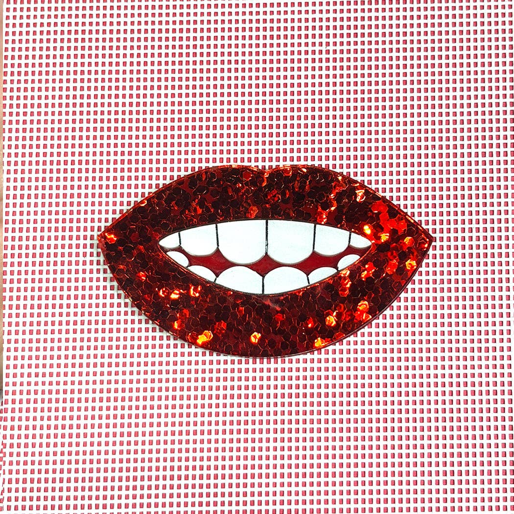 Audacious Studio - Wholesale Brooch - Dali's Smile Brooch2