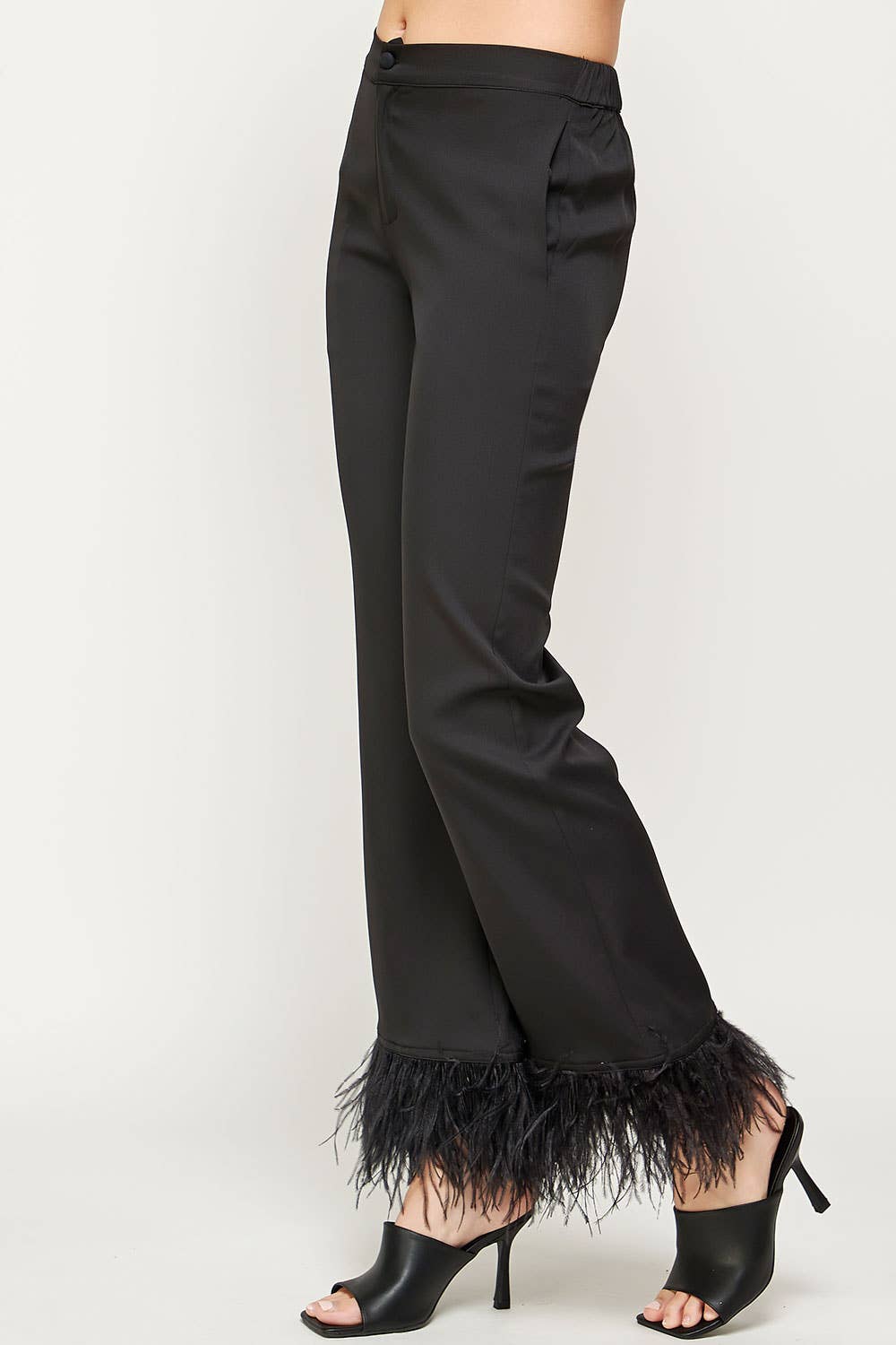 Strut & Bolt - Wholesale Pants - Women's - Feather Trim Flare Pants17