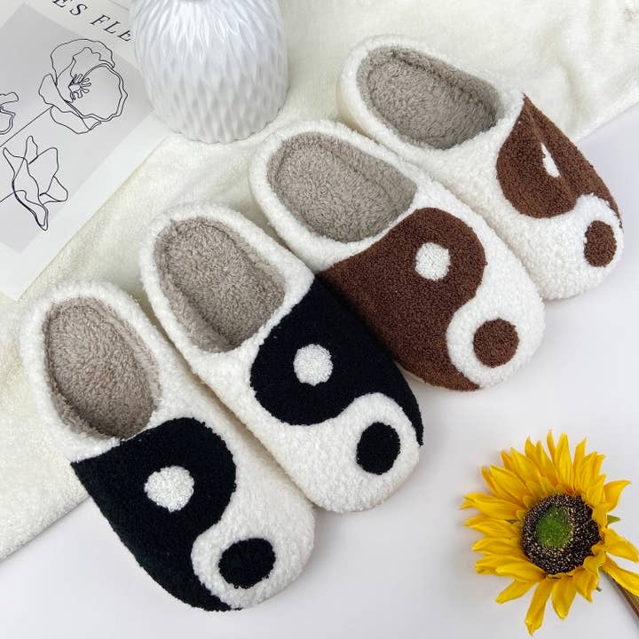 Cozy Comfy Yin-Yang Hosue Slippers for wholesale by mildstyles