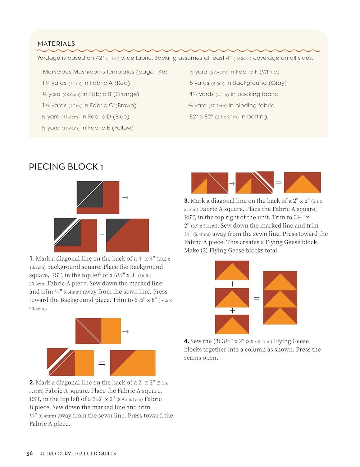 Fox Chapel Publishing - Wholesale Crafts, Hobbies & DIY - Retro Curved Pieced Quilts - 15 Throwback Designs2