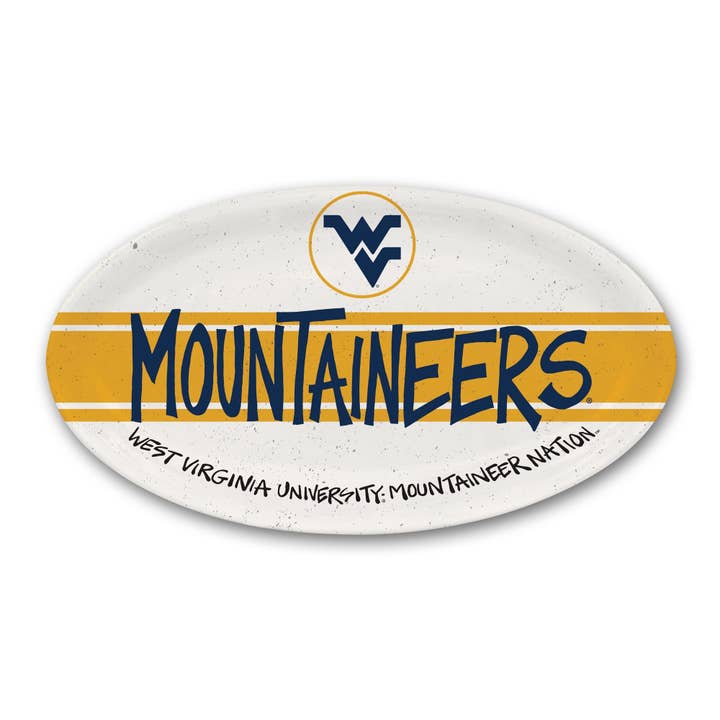 W VA UNIV MEL - Oval por atacado de MAGNOLIA LANE