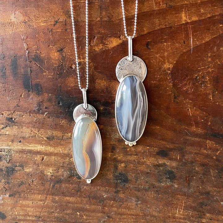 Colares de Ágata Suave por atacado de Rustic Souls