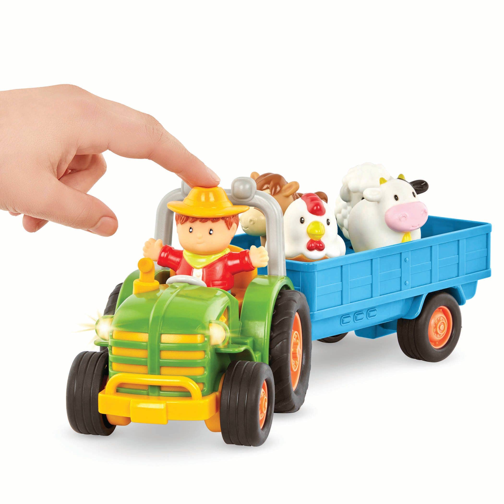 US Toy Company - Wholesale Toy Set - Kids - Lights and Sounds Toy Tractor Playset by Battat1