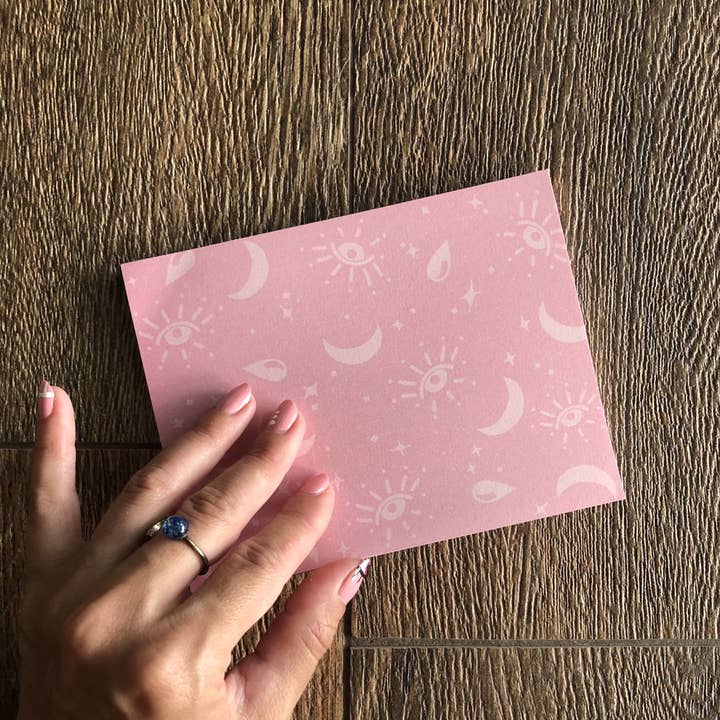 Bloc-notes rose tout vu pour la vente par Cheek and Pen Paper Co