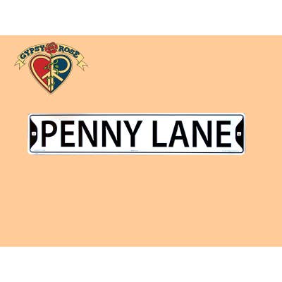 Gypsy Rose - Wholesale Sign - The Beatles Penny Lane Metal Street Sign