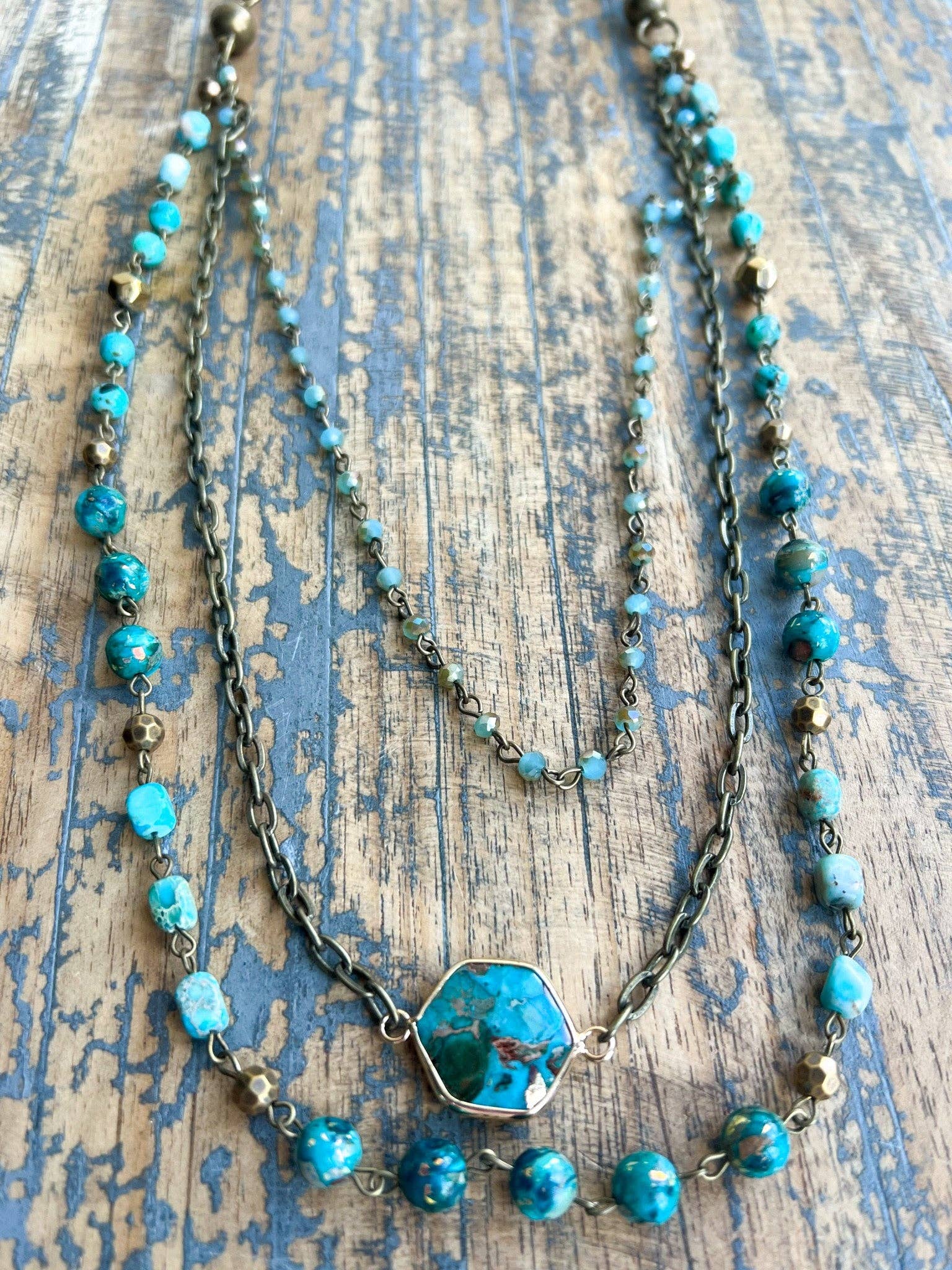 Dylan Designs - Wholesale Pendant/Charm Necklace - Janet Necklace Turquoise8