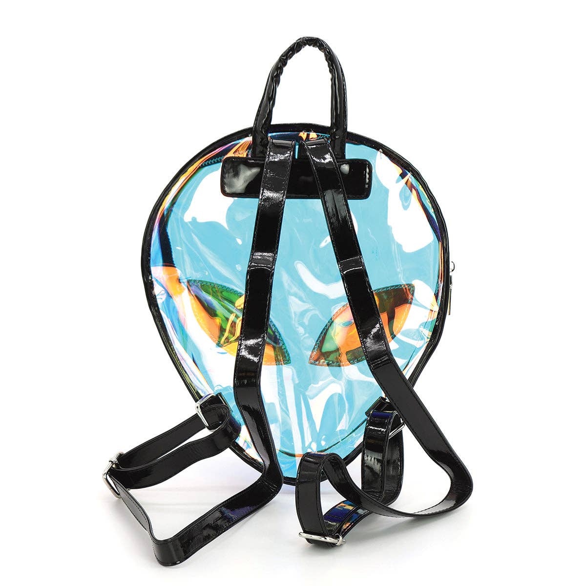 COMECO INC – wholesale Backpack – Women's – IRIDESCENT ALIEN HEAD BACKPACK2