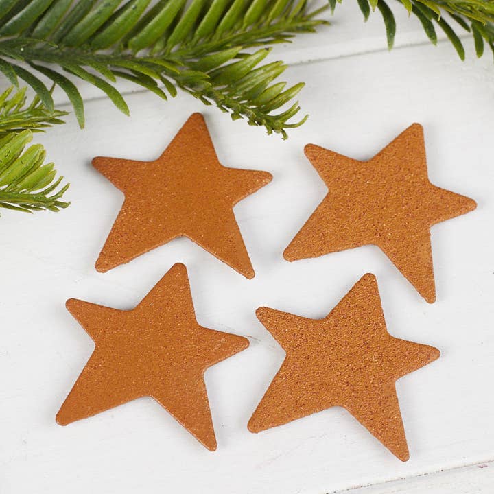 Imanes de Estrella Metálica Rústica Texturizada (Paquete de 4) para venta al por mayor de Factory Direct Craft