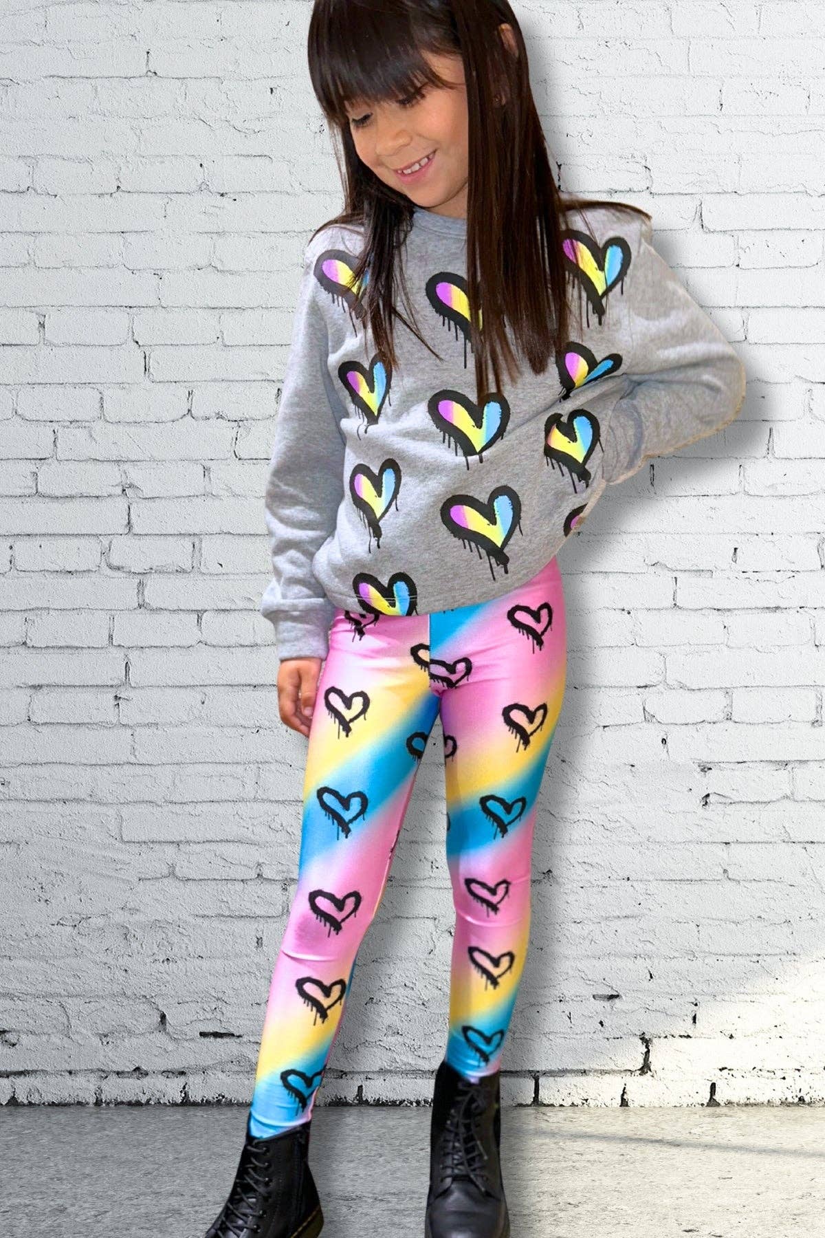 PixieLane - Vendita all'ingrosso Leggings - Bambini - Leggings lunghi High Shine61
