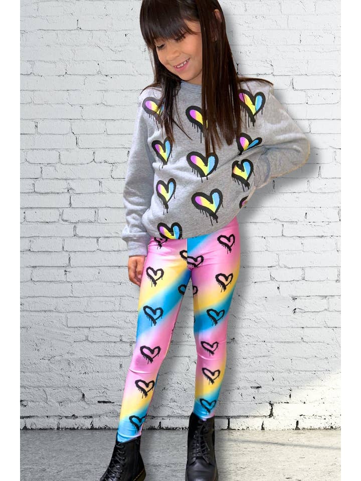 PixieLane - Vendita all'ingrosso Leggings - Bambini - Leggings lunghi High Shine61