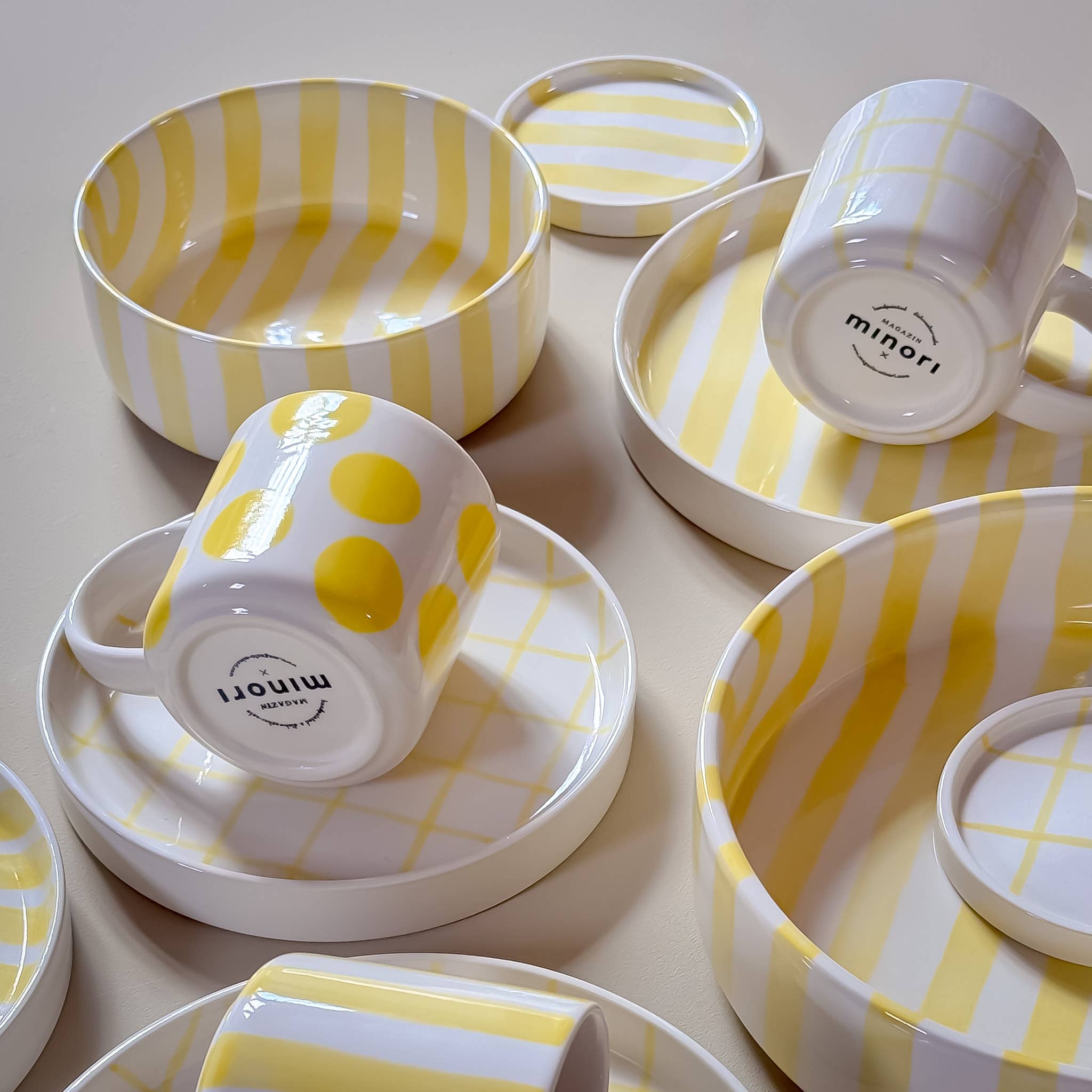 Magazin Minori - Wholesale Bowl - Bowl Stripes - spiaggia yellow5
