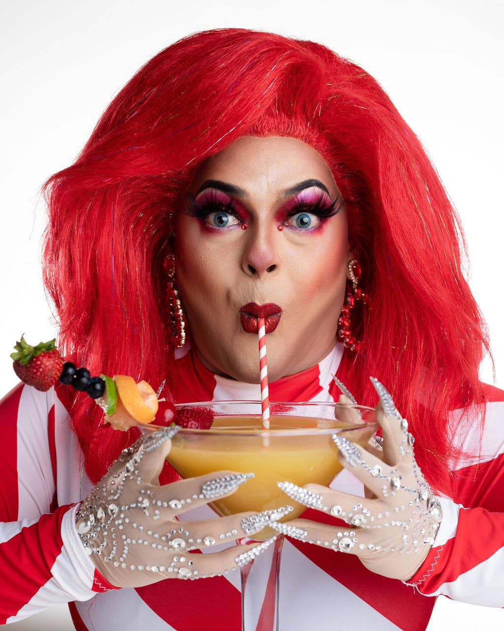 Roc Paper Straws – Engroshandel Sugerør – Røde og hvide stribede sugerør6