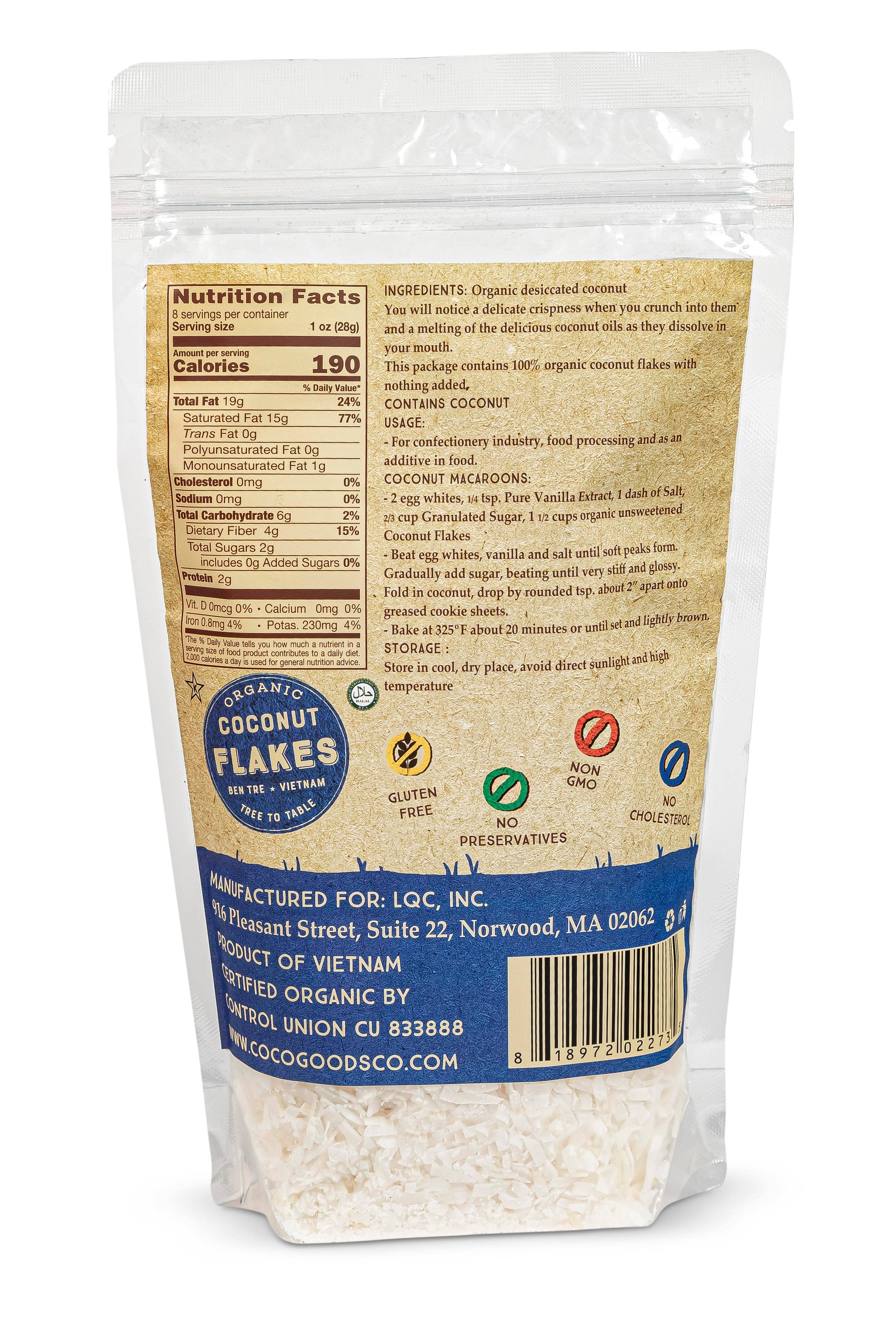 CocoGoods Co - Wholesale Chips - Organic Unsweetened Desiccated Coconut Flakes1