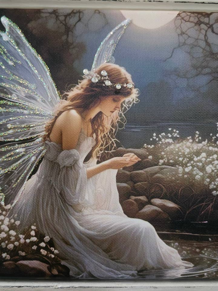 Arte de Parede em Tela Fada e Luar por atacado de Little Heart Designs