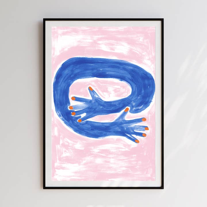 Décoration murale Hug | Impression artistique giclée | Impression artistique A4 | Impression A3
pour la vente par House Of Payne