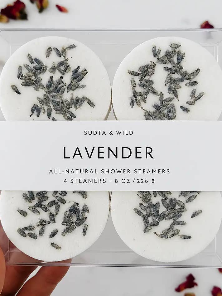 12 Vapeurs de Douche à la Lavande de Marque Privée|Marque Blanche pour la vente par Subtle & Wild