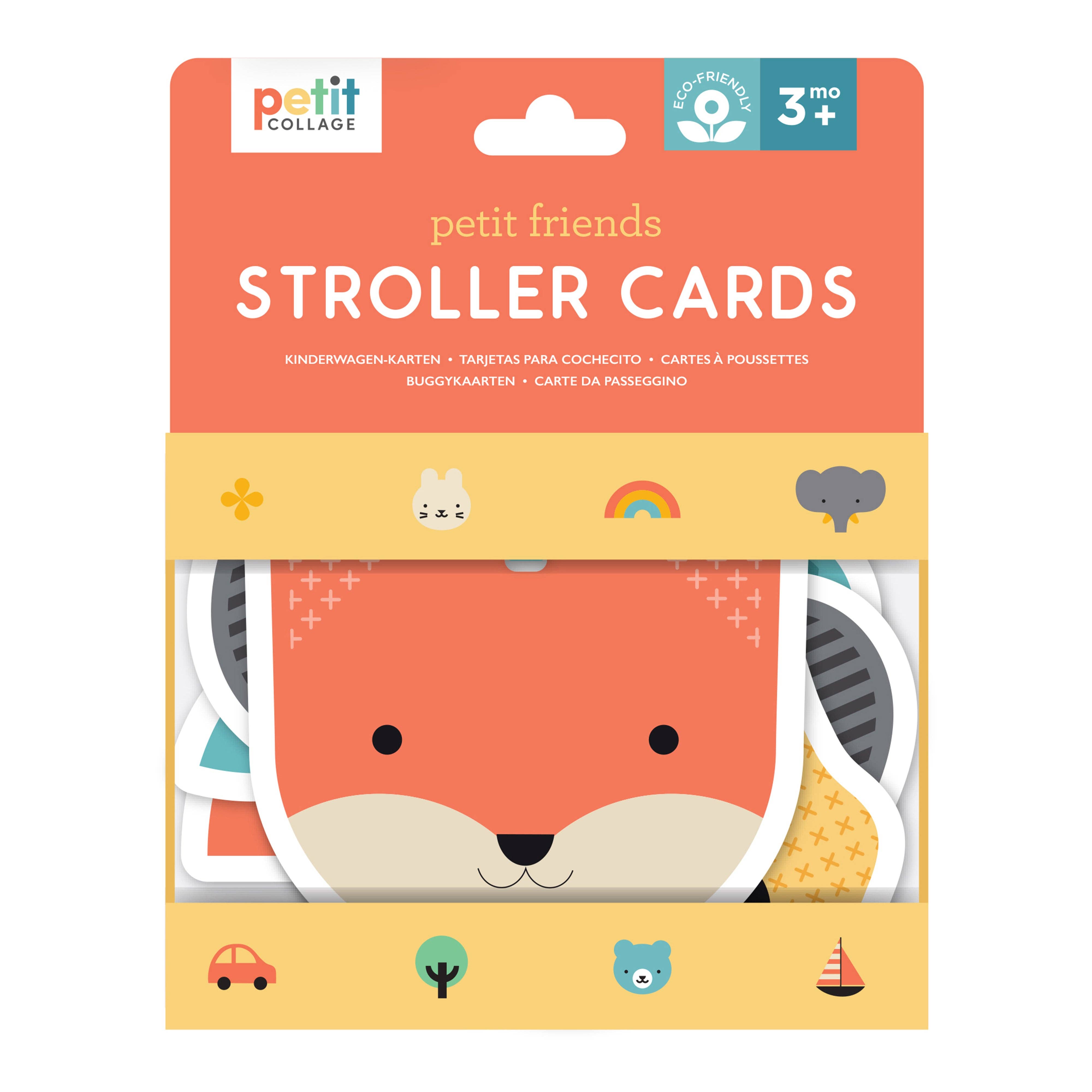 Petit Collage – wholesale Learning cards – Child & baby – Petit Friends Stroller Cards0