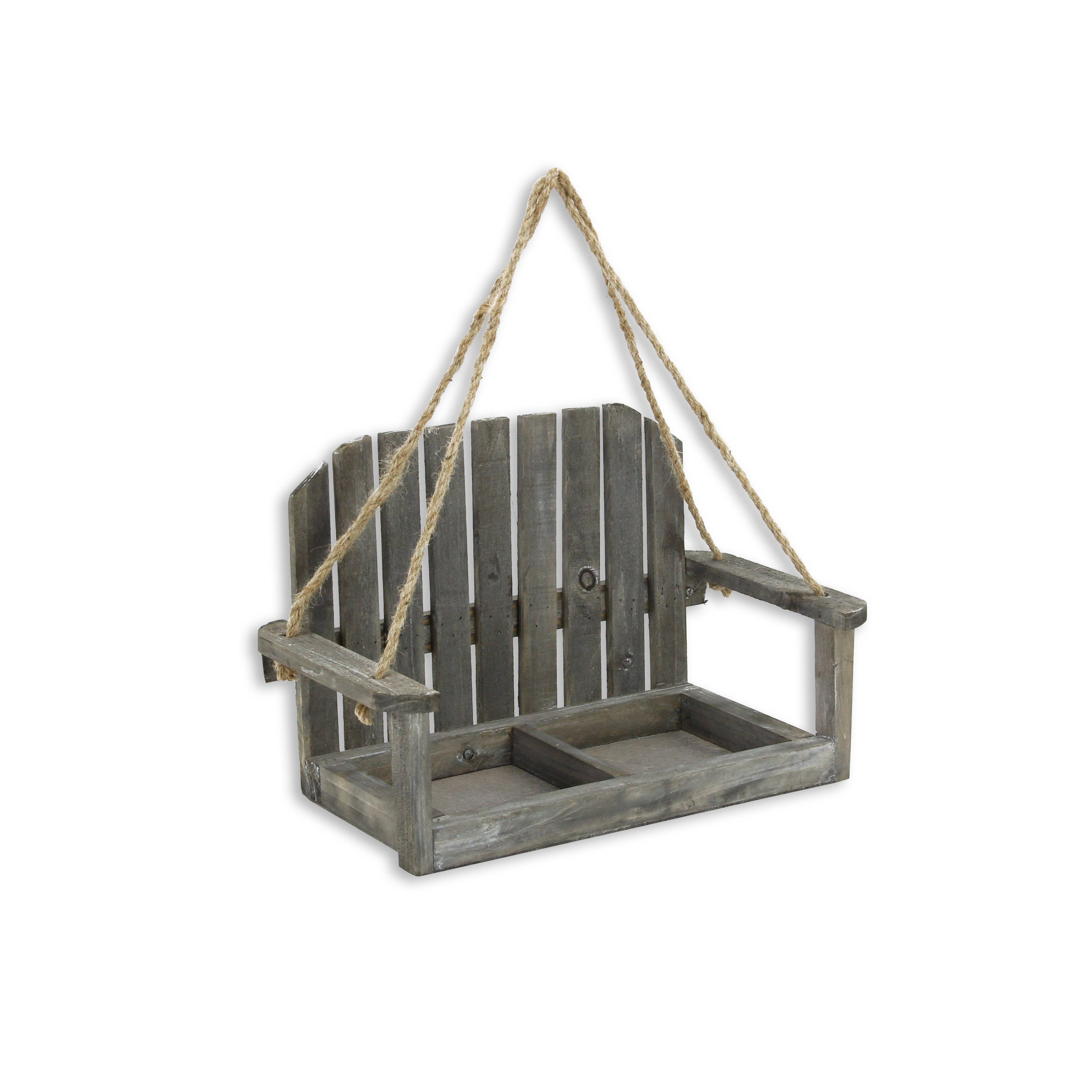 Cheungs Home Decor - Wholesale Bench - Roostvale Wooden Hanging Chair with Double Pot Storage3