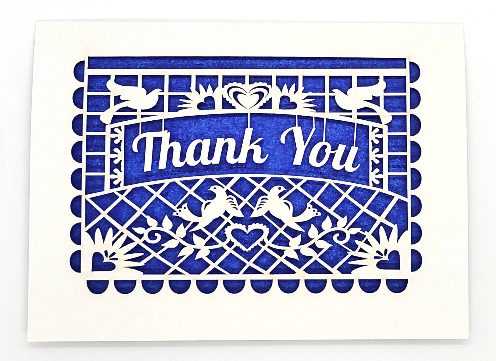 two hermanas - Wholesale Thank You Card - Thank You - Papel Picado flag2