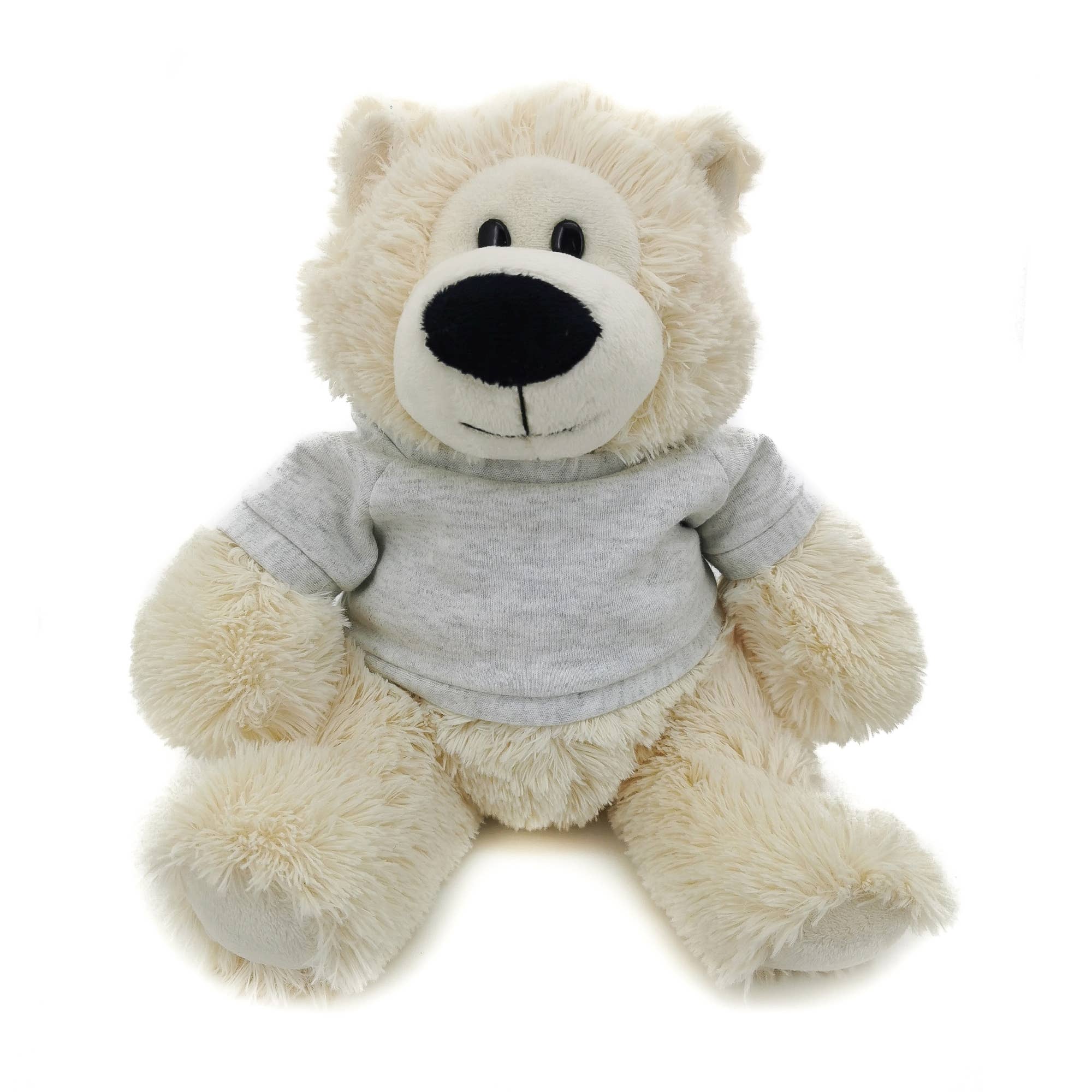 11" Cream Plush Bear in Custom T-shirts | Customizable Plush for wholesale on Faire10