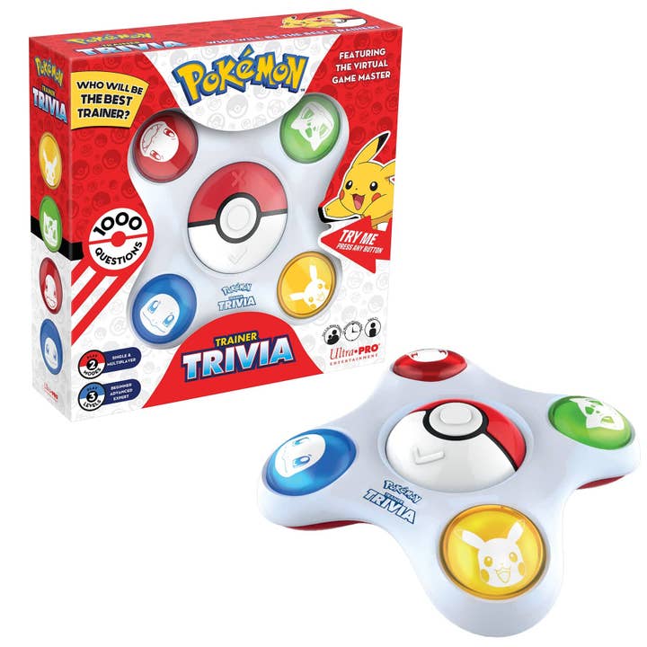 Ultra PRO Entertainment - Wholesale Card Game - Pokémon Trainer Trivia Game All Ages Toys Christmas Gift