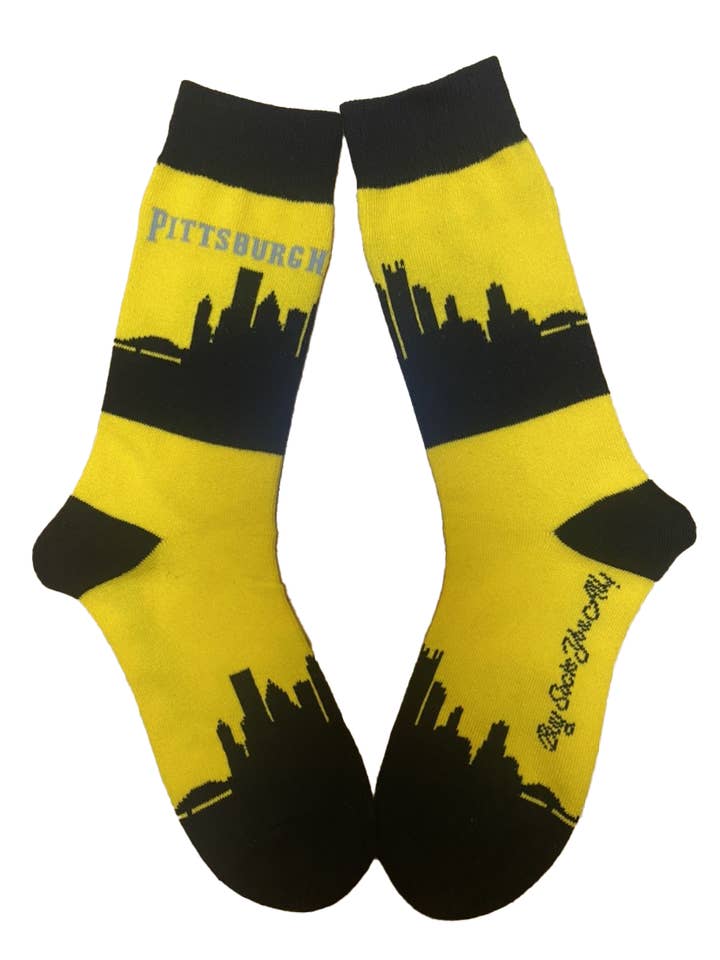 Chaussettes Pittsburgh Skyline pour femme pour la vente par Buy Socks You All
