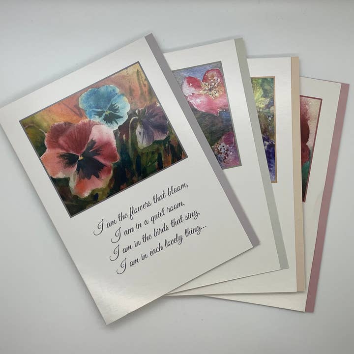 Trauerkarten - „Remembrance“ - (4 Designs, 12er-Pack) für den Großhandel von Gracefully Yours
