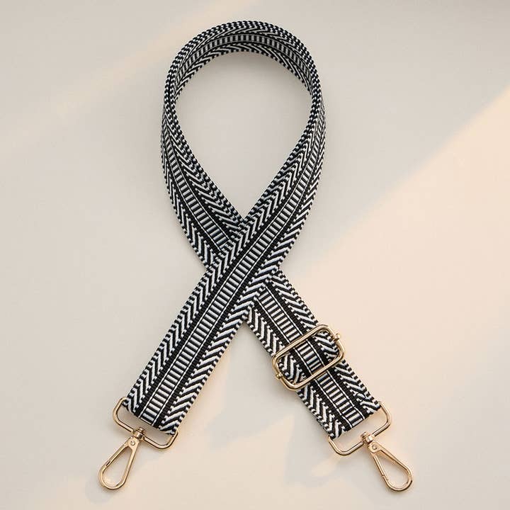 Sensibling Corp. - Wholesale Crossbody Bag - Women's - Plain Tumbler Carrier Holder Chevron Pattern Strap Crossbody Bag4