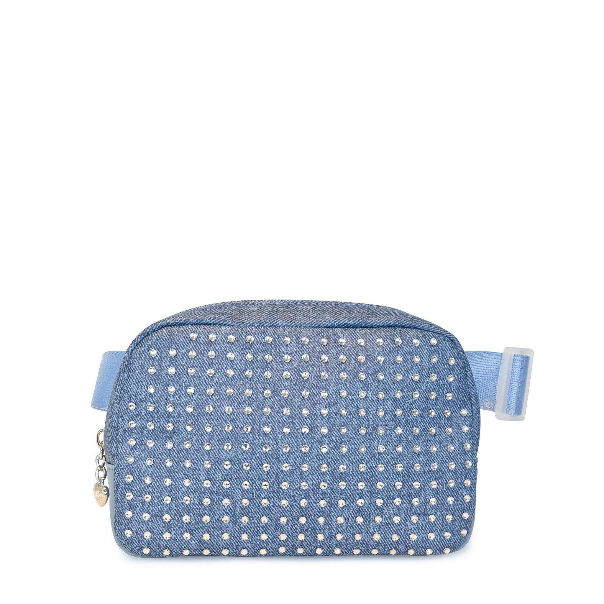 Wholesale Rhinestones Denim Fanny Pack for your store Faire